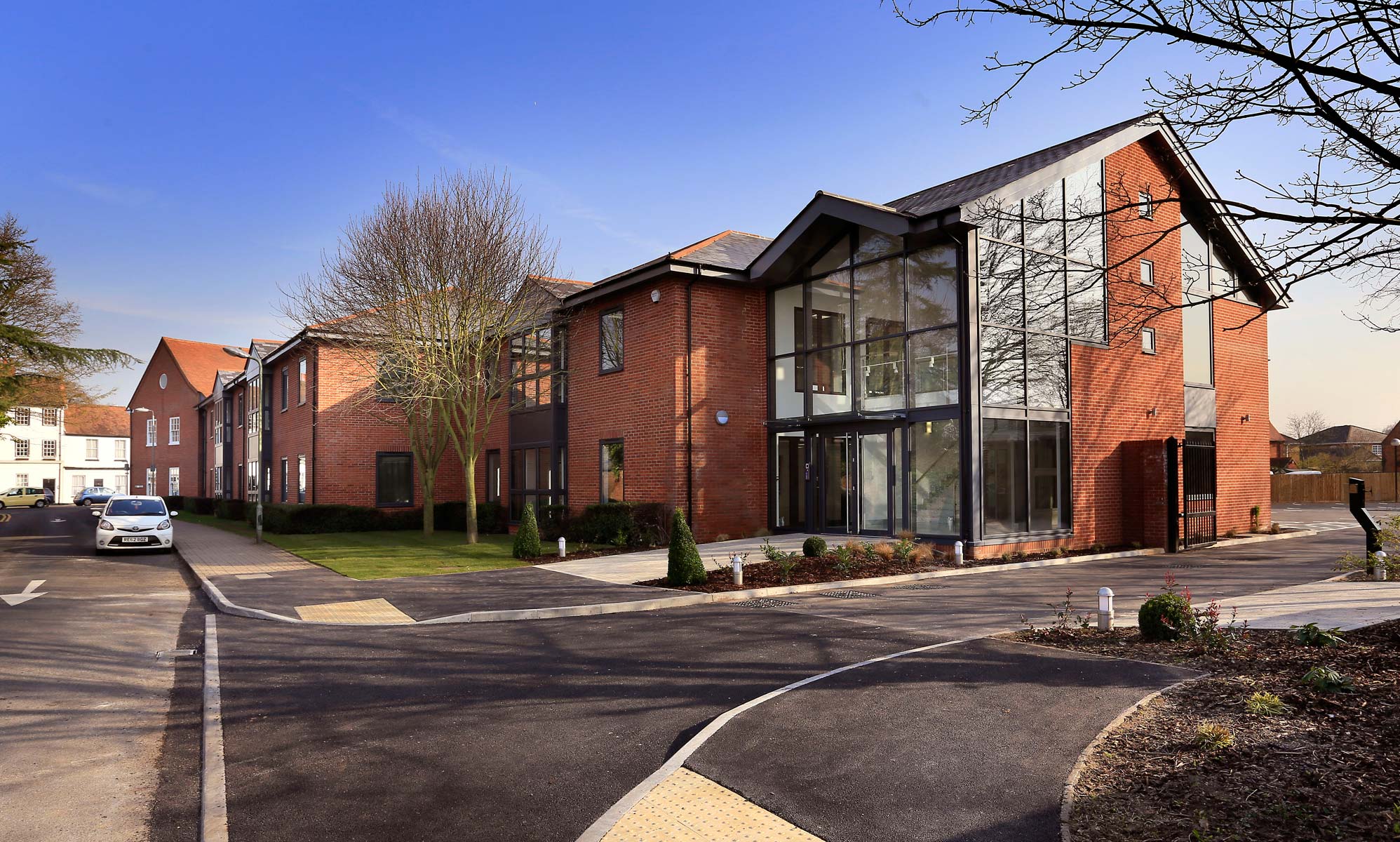 Chertsey Offices exterior by KHA Architects